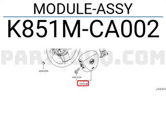 Nissan K851MCA002 MODULE-ASSY