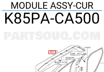 Nissan K85PACA500 MODULE ASSY-CUR