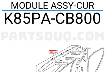 Nissan K85PACB800 MODULE ASSY-CUR
