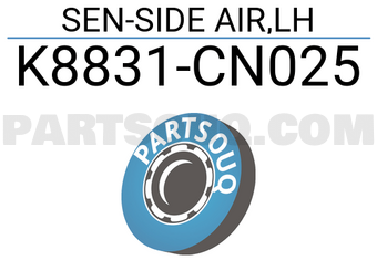 Nissan K8831CN025 SEN-SIDE AIR,LH