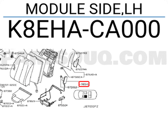 Nissan K8EHACA000 MODULE SIDE,LH