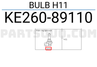 Nissan KE26089110 BULB H11