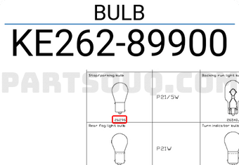 Nissan KE26289900 BULB