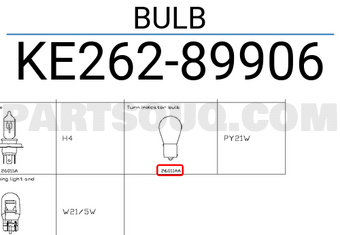 Nissan KE26289906 BULB
