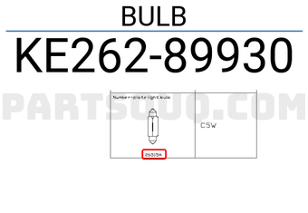 Nissan KE26289930 BULB