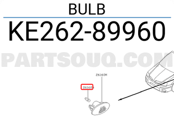 Nissan KE26289960 BULB