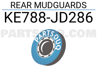 Nissan KE788JD286 REAR MUDGUARDS