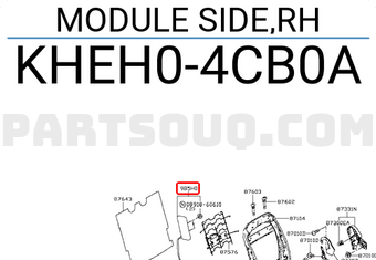 Nissan KHEH04CB0A MODULE SIDE,RH