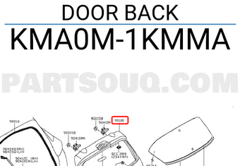 Nissan KMA0M1KMMA DOOR BACK