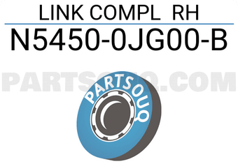 Nissan N54500JG00B LINK COMPL RH