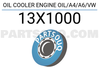 Nissens 13X1000 OIL COOLER ENGINE OIL/A4/A6/VW