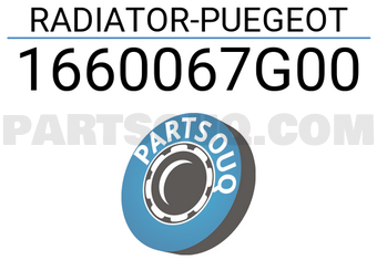 Nissens 1660067G00 RADIATOR-PUEGEOT