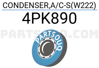 Nissens 4PK890 CONDENSER,A/C-S(W222)