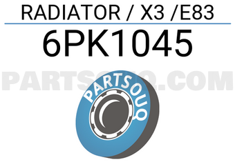 Nissens 6PK1045 RADIATOR / X3 /E83