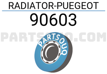 Nissens 90603 RADIATOR-PUEGEOT