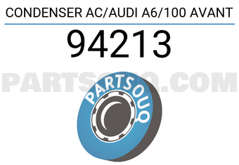 Nissens 94213 CONDENSER AC/AUDI A6/100 AVANT