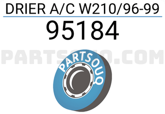 Nissens 95184 DRIER A/C W210/96-99