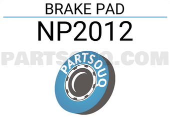 Nisshinbo NP2012 BRAKE PAD