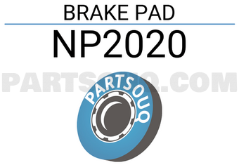 Nisshinbo NP2020 BRAKE PAD