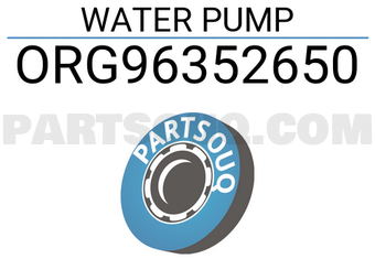 ORIENT SPARE PARTS ORG96352650 WATER PUMP