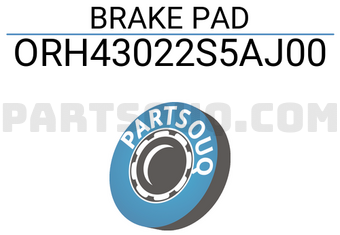 ORIENT SPARE PARTS ORH43022S5AJ00 BRAKE PAD