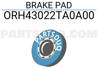 ORIENT SPARE PARTS ORH43022TA0A00 BRAKE PAD