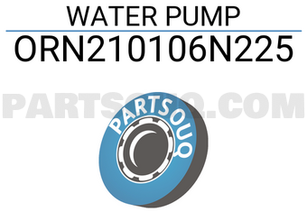 ORIENT SPARE PARTS ORN210106N225 WATER PUMP