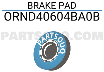 ORIENT SPARE PARTS ORND40604BA0B BRAKE PAD