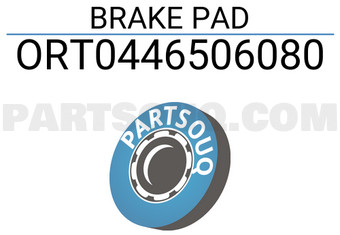 ORIENT SPARE PARTS ORT0446506080 BRAKE PAD