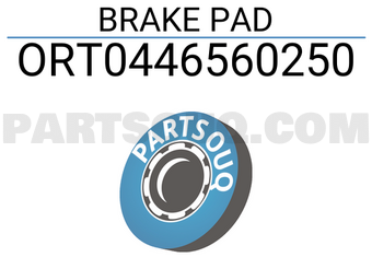 ORIENT SPARE PARTS ORT0446560250 BRAKE PAD