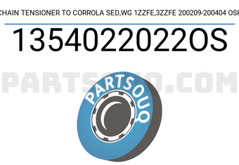 TENSIONER ASSY, CHAIN, NO.1 1354022022 | Toyota Parts | PartSouq