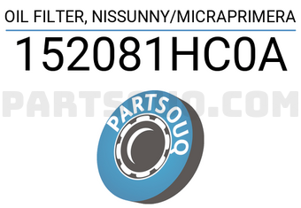 Osaka 152081HC0A OIL FILTER, NISSUNNY/MICRAPRIMERA
