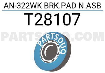 Paraut T28107 AN-322WK BRK.PAD N.ASB