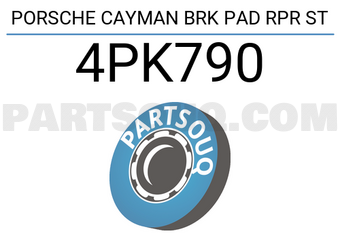 Porsche 4PK790 PORSCHE CAYMAN BRK PAD RPR ST
