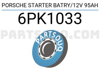 Porsche 6PK1033 PORSCHE STARTER BATRY/12V 95AH