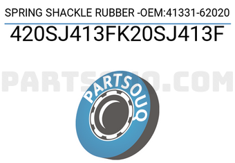 RBI 420SJ413FK20SJ413F SPRING SHACKLE RUBBER -OEM:41331-62020