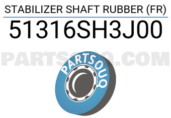 RBI 51316SH3J00 STABILIZER SHAFT RUBBER (FR)