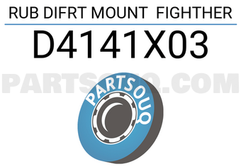 RBI D4141X03 RUB DIFRT MOUNT FIGHTHER
