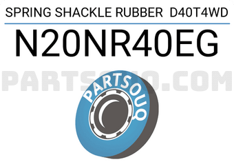 RBI N20NR40EG SPRING SHACKLE RUBBER D40T4WD