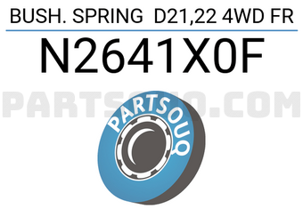 RBI N2641X0F BUSH. SPRING D21,22 4WD FR