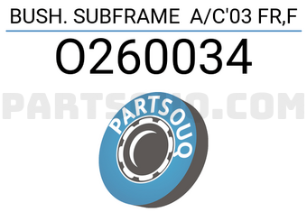 RBI O260034 BUSH. SUBFRAME A/C 03 FR,F