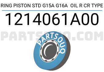 RIKEN 1214061A00 RING PISTON STD G15A G16A OIL R CR TYPE