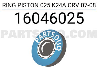 RIKEN 16046025 RING PISTON 025 K24A CRV 07-08