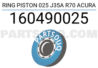 RIKEN 160490025 RING PISTON 025 J35A R70 ACURA