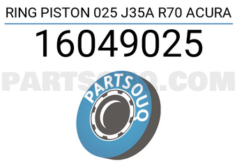 RIKEN 16049025 RING PISTON 025 J35A R70 ACURA