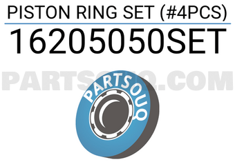 RIKEN 16205050SET PISTON RING SET (#4PCS)