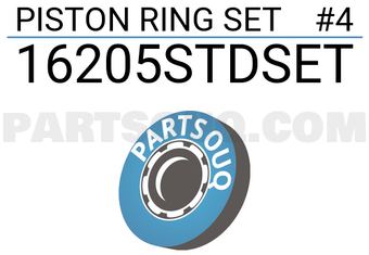RIKEN 16205STDSET PISTON RING SET (#4PCS )