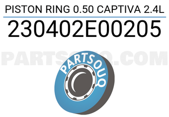 RIKEN 230402E00205 PISTON RING 0.50 CAPTIVA 2.4L