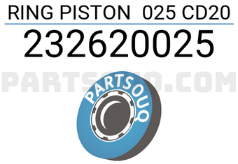 RIKEN 232620025 RING PISTON 025 CD20