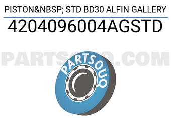 RIKEN 4204096004AGSTD PISTON&nbsp; STD BD30 ALFIN GALLERY